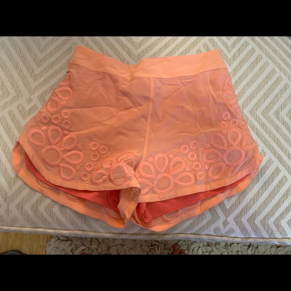 Addison silk shorts